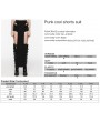 Punk Rave Black Gothic Punk Cool Sexy Cutout Shorts with Detachable Strap for Women