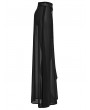 Punk Rave Black Gothic Daily Chiffon Sheer High Slit Maxi Skirt