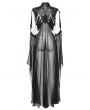 Punk Rave Women's Black Gothic Punk Structural Cloak with Detachable Sleeves