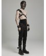 Punk Rave Black Gothic Punk Single Shoulder PU Leather Harness for Men