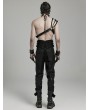 Punk Rave Black Gothic Punk Single Shoulder PU Leather Harness for Men