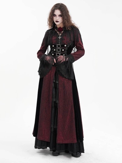 Devil Fashion Wine Red Vintage Gothic Gorgeous Bead Tassel