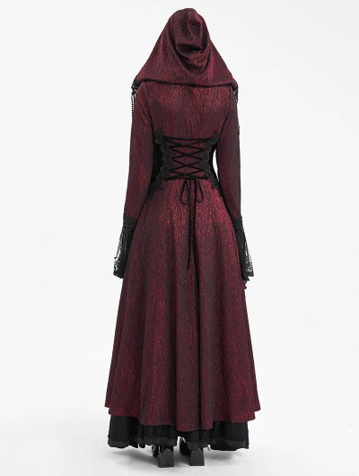 12/7.8 タイムセール！Framework クチュールドアダムツイードコート Devil Fashion Wine Red Vintage Gothic Gorgeous Bead Tassel