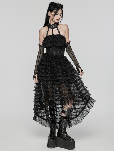 chinese dress ladies Black Sweet Affection Lace Maxi Dress