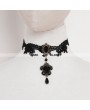 Romantic Black Lace Gothic Necklace