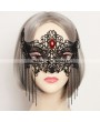 Black Pendant Lace Gothic Halloween Mask