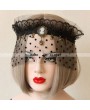 Vintage Black Gothic Halloween Headdress