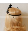 Black Gothic Princess Style Headdress
