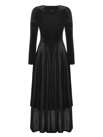 formal dresses shoes Women's Gothic Plus Size Dress Black – Goth N' Rock main image 0