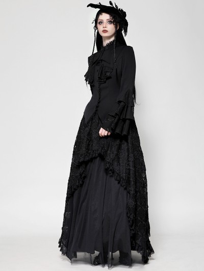 black dress blouse Michel Button Up Blouse (Black) main image 0