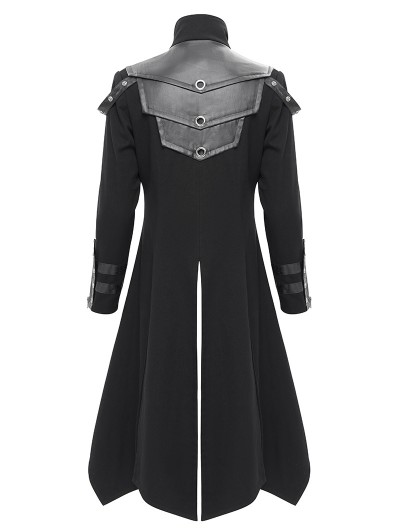 Devil Fashion Black Gothic Punk Irregular Military Uniform