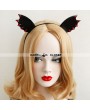 Black Devil Gothic Halloween Barrette