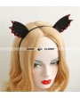 Black Devil Gothic Halloween Barrette