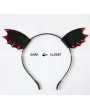 Black Devil Gothic Halloween Barrette