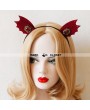 Red Devil Gothic Halloween Barrette