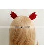 Red Devil Gothic Halloween Barrette