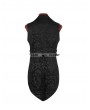 Punk Rave Black Printing Pattern Gothic Vest for Men