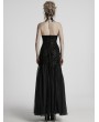 Punk Rave Black Gothic Glamorous Sequin Floral Lace Mermaid Party Dress
