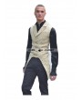 Pentagramme Yellow Alternative Pattern Gothic Vest for Men