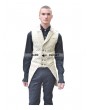 Pentagramme Yellow Alternative Pattern Gothic Vest for Men