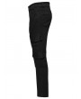 Punk Rave Black Gothic Punk Flap Pocket Slim Denim Pants for Men
