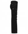 Punk Rave Black Gothic Punk Distressed Loose Straight Pants for Men