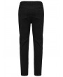 Punk Rave Black Gothic Punk Mesh Splicing Tight Pants for Men