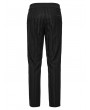Punk Rave Black Gothic Steampunk Striped Slim Fit Pants for Men