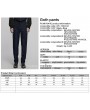 Punk Rave Black and Blue Gothic Steampunk Striped Slim Fit Pants for Men