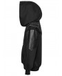 Punk Rave Black Gothic Punk Hooded Armor Masked Men's Sweatshirt