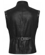 Punk Rave Black Gothic Punk Handsome Rivets Vest for Men