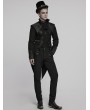 Punk Rave Black Gothic Luxury Gentleman's Swallow Tailed Suit Jacket