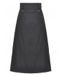 Dark in love Black Gothic Rebel Punk Chain Skirt with Detachable Belt