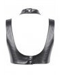 Dark in love Black Gothic Metal Studded Punk Bra Top for Women