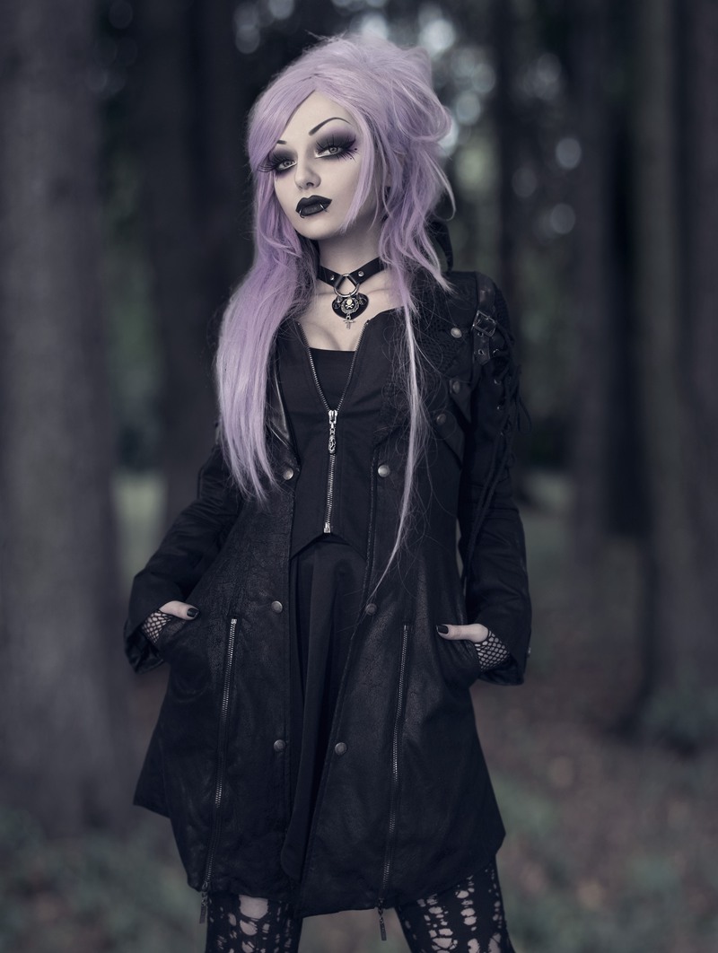 Punk Rave Womens Scorpion Coat Long Jacket Black Gothic Steampunk